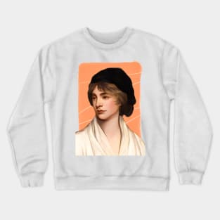 British Writer Mary Wollstonecraft illustration Crewneck Sweatshirt